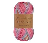 Utopia Crafts Re-Colour Knitting & Crochet Yarn 100g (Spring Blossom)
