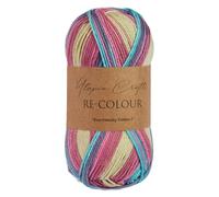 Utopia Crafts Re-Colour Knitting & Crochet Yarn 100g (Tropical Mix)