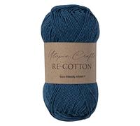 Utopia Crafts Re-Cotton Knitting Yarn, 100g (Blue Whale)