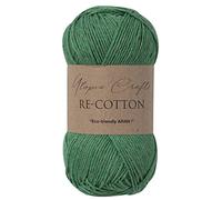 Utopia Crafts Re-Cotton Knitting Yarn, 100g (Evergreen)