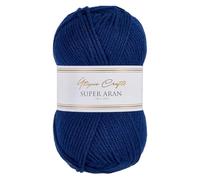 Utopia Crafts Super Aran Fil à tricoter et crochet 100 g (Twilight Indigo)