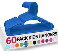Utopia Home Lot de 60 cintres de Placard en Plastique pour vêtements d’Enfants et de bébés, Usage Quotidien Standard, 29 cm (Bleu)