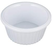 Utopia Jmp209 Mélamine Ramequin cannelé, 1 g, 3 lanc (lot de 12)