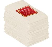 Utopia Kitchen [Lot de 12 torchons à Farine, 71,1 x 71,1 cm, 100% Coton filé à l'anneau, lavables en Machine, pour Nettoyage et séchage, Brun Clair Naturel