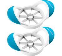 Utopia Kitchen Lot de 2 trancheuses à pommes - Vide-pomme - Séparateur - Coupe-pomme - Acier inoxydable - 100 % résistant à la rouille