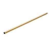 Utopia Lot de 12 paille en acier inoxydable Doré 21,5 cm