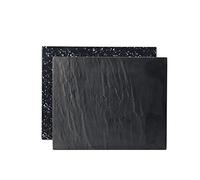 Utopia réversible Ardoise/granite en mélamine plateaux Jmp231-000000-b01002 Plateau, GN 1/2 31,8 x 26 cm (lot de 2)