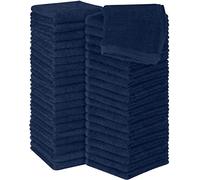 Utopia Towels Gants de Toilette, 30x30 CM, Lot de 60, Bleu Marine | 100% Coton filé à l'anneau, Très absorbants
