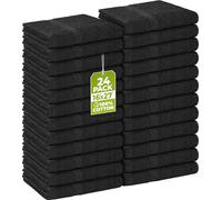 Utopia Towels - Lot de 24 Serviettes de Salon (Non résistantes à l'eau de Javel, 40,6 x 68,6 cm) très absorbantes pour Les Mains, la Salle de Sport, la beauté, Le Spa et Les Soins capillaires à