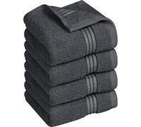 Utopia Towels - Lot de 4 débarbouillettes - Serviettes de qualité supérieure 100% Coton filé à l'anneau - Séchage Rapide, très absorbantes, Douces au Toucher, parfaites pour Un Usage Quotidien (30,5