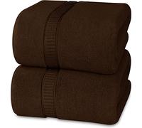Utopia Towels - Luxueux Drap de Bain géant 2 pièces, 100% Coton filé à Anneaux, très Absorbant et à séchage Rapide, Serviette de Bain/Serviette de Sauna, Super Douce (90 x 180 cm, Marron foncé)