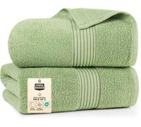 Utopia Towels - Paquet de 2, Draps de Bain Luxueux Jumbo - Serviettes de Bain Extra Large 100% Coton, très absorbante et à séchage Rapide - (90 x 180 CM, Vert Sauge)