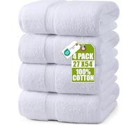 Utopia Towels - Serviettes de Bain 69 x 137 cm (Lot de 4) (Blanc)