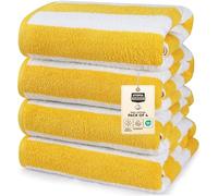 Utopia Towels Serviettes de Plage Cabana Stripe 76 x 152 cm Lot de 4