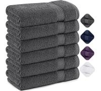 Utopia Towels - Serviettes de Toilette 50 x 100 cm (Lot de 6) (Gris)