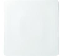 Utopia Z07046 en porcelaine fine Assiette, carré, 22,9 cm, 23 cm, Anton Noir (Lot de 6)