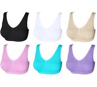 UtopyaUK Pack de 3, 6, 9 Soutien-gorge de confort pour femmes et filles Débardeur sans couture Soutien-gorge de nuit Yoga Bralette Brassière extensible sans fil Soutien-gorge de sport Gilet Sans fil