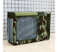 UTOYA Couvercle De Climatiseur for Unités Extérieures - À Toute Épreuve 600D Tissu Oxford Imperméable Housses De Protection for Unité Centrale Extérieure，Couvertures AC D'hiver (Color : Camouflage gr