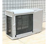 UTOYA Couvercle De Climatiseur for Unités Extérieures - À Toute Épreuve 600D Tissu Oxford Imperméable Housses De Protection for Unité Centrale Extérieure，Couvertures AC D'hiver (Color : Light gray,