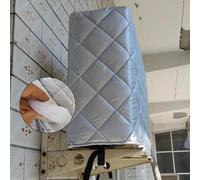 UTOYA Couverture De Climatiseur Extérieur for L'hiver, Épaissir Ajouter Du Coton À Toute Épreuve Couverture AC for Unité Extérieure L'hiver Résiste À La Pluie Et À La Neige (Color : Silver, Size : 8