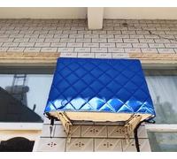 UTOYA Couverture De Climatiseur Extérieur for L'hiver, Épaissir Ajouter Du Coton Suspendu Couvertures AC, Anti-grêle Coupe-vent Protection Complète (Color : Bleu, Size : 90 * 40 * 60cm)