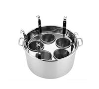 UTOYA Cuiseur À Pâtes En Acier Inoxydable Avec/inserts, Casserole D'ustensiles De Cuisine Avec Diviseur Et Passoire Passoire, À Toute Épreuve Marmite À Induction, Céramique, Verre Et Halogène Tables D