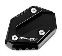 UTOYA d'extension de béquille Moto Accessoires De Béquille pour Y&amaha Tracer 7 Tracer 7gt 2021 2022 2023 CNC Support Latéral De Moto Agrandir L'extension(Black-Tracer 7 GT)