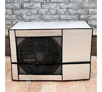 UTOYA Feuille D'aluminium Couvercle De Climatiseur for Unités Extérieures - Couverture AC Imperméable Et Résistant, Protéger De Colmatage - Feuilles, Brindilles, Bois De Coton (Color : Silver, Size