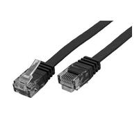 Utp Cat 6, 0,5 M Plat - Noire, Non Blindé, Région, Panneaux De Brassage, Les Éléments Métalliques Du Réseau