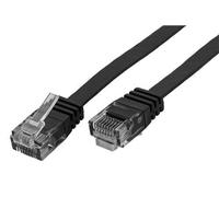 Utp Cat 6, 7 M Plat - Noire, Non Blindé, Région, Panneaux De Brassage, Les Éléments Métalliques Du Réseau