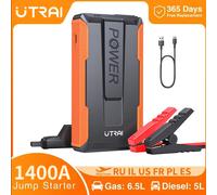 UTRAI démarreur de saut automatique 1400A batterie externe Portable démarreur de saut de voiture démarreur de batterie pour dispositif de démarrage de Booster d'urgence de voiture T1