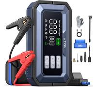 UTRAI JS-30 Booster de démarrage 7000A et 12 V avec pompe à air, lecteur de codes d'erreur OBD2, sortie DC 160W, lampe de camping LED, fonction de charge rapide 18W pour les voitures, SUV, véhicules d