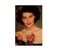 UTRDCF AVA GARDNER Poster sur toile de cinéma des années 1950 - Décoration murale pour salon, chambre à coucher - 50 x 75 cm