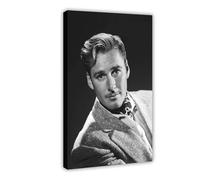 UTRDCF Errol Flynn Poster sur toile pour décoration murale de salon, chambre à coucher (50 x 75 cm)