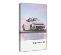 UTRDCF JDM Japan Toyota Copen GR Sport Fabricant Catalogue Brochure Ensemble Poster Toile Décoration Chambre Paysage Bureau Chambre Cadeau 60 x 90 cm