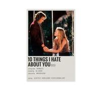 UTRDCF Poster du film « 10 Things I Hate About You » - Décoration de chambre à coucher, bureau, cadeau - 50 x 75 cm