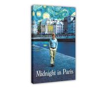 UTRDCF Poster du film Midnight in Paris (2011) - Décoration de chambre à coucher, bureau, cadeau - 50 x 75 cm