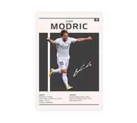UTRDCF Poster Luka Modric sur toile - Décoration murale pour salon, chambre à coucher - 30 x 45 cm