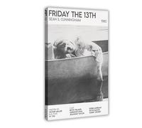 UTRDCF Poster sur toile Friday The 13th - Décoration murale pour salon, chambre à coucher - 60 x 90 cm