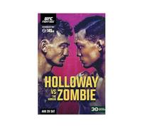 UTRDCF Poster sur toile UFC Fight Night Max Holloway Vs The Korean Zombie Featherweight Bout Championship Title Fight - Décoration pour chambre à coucher, bureau, chambre, cadeau - 30 x 45 cm