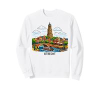 Utrecht Pays-Bas Canal City Landmark Sweatshirt