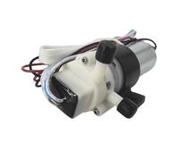 UTSKWD Pompe à eau auto-amorçante à deux trous 370 DC avec capteur de débit d'eau for fontaines à eau, processeurs d'eau domestiques, équipements de surveillance environnementale(12v 370 Pump+sensor)
