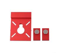 UTTASU Adaptateur de rail de guidage pour défonceuse Powertec - Support compact en aluminium avec butée pour des tâches de coupe et de coupe précises