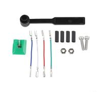 UTTASU Aiguille de rechange ATN95E pour micros audio technica AT-LP120-USB et AT95E, elliptique 0,3 x 0,7 mm, kit avec brosse et fils de raccordement