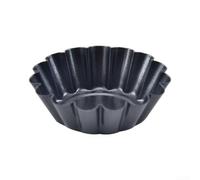UTTASU Carbon Steel Tart Pan 12pcs Non-Stick Lace(small)