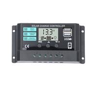UTTASU Contrôleur solaire avancé 12 V/24 V avec écran LCD plusieurs protections