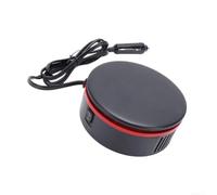 UTTASU Déflecteur Pare-Brise Compact pour Hiver pour été Déflecteur(Red) | pour puissance 150W, dégivrage pour instantané, visibilité améliorée, sécurité routière, hiver froid