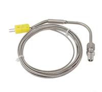 UTTASU EGT Type K Thermocouple pour sonde d'échappement Capteur haute température avec câble fileté NPT 1/8" pour Mini 0-1250°C