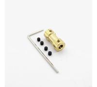 UTTASU Embrayage d'arbre moteur pour bateau RC voiture robot couplage articulé pour connecter des moteurs et des arbres de différents diamètres avec filetage m3 (pour 2,3 mm à 3,17 mm)