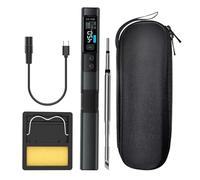 UTTASU Fer à souder électrique pour FNIRSI HS02B 100 W température constante PD/QC/DC multi-protocole chauffage intelligent avec écran couleur et fonction veille